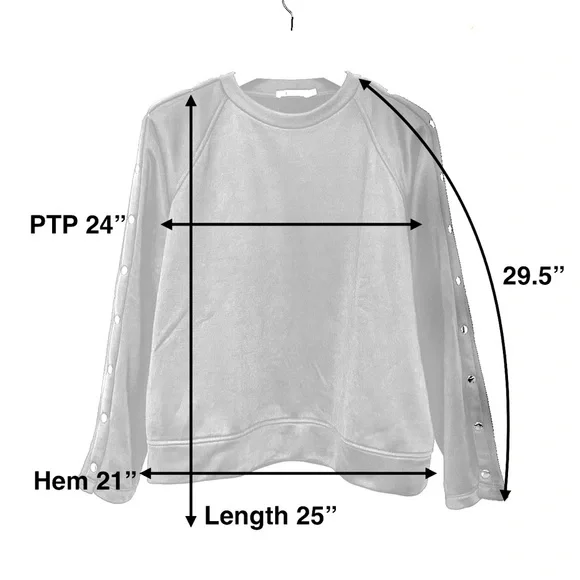 Alexander Wang Black Snaps Sweatshirt - Picture 4 of 7